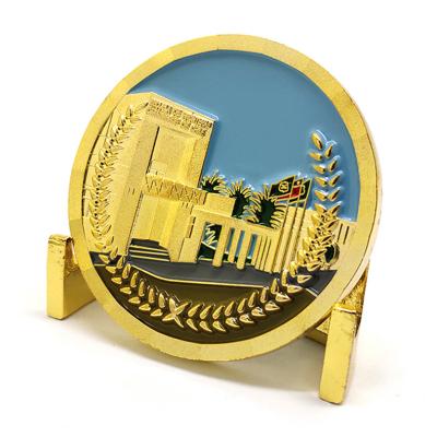 China Custom High Quality Metal 3d Zinc Alloy Brass Enamel Antique Gold From Europe No Minimum Challenge Coins for sale