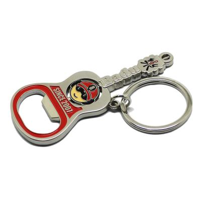 China OEM Customized Wholesale Manufacturers Bulk Cheap Logo Keyring Custom Metal Bottle Opener Blank Sublimation Key Chain for sale