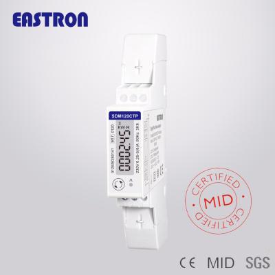 China SDM120MB Single Phase Din Rail Mbus Energy Meter 45A SDM120 MI Series for sale