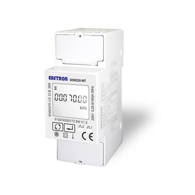 China SDM220MT 1P2W Multi-function Multi-tariff Energy Meter RS485 Modbus SDM220MT (RTC) for sale