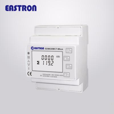 China Multifunctional Shopping Mall Construction SDM630MCT-Mbus V2 Three Phase MI M-bus Meter , DIN Rail Meter CT Connected for sale