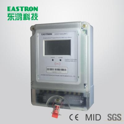 China Single Phase RF Card Prepayment Energy Meter Prepaid Energy Meter DDSY460 for sale