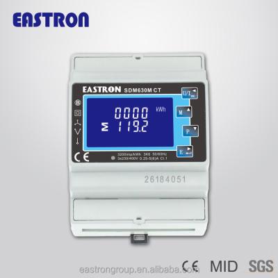 China SDM630MV-CT 0.33V 3 Phase 3 Wire Multi Function Energy Meter with RS485 Modbus RTU SDM630MV-CT for sale