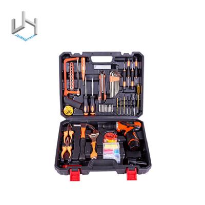 China For Vehicle Toolbox Storage Plastic Case Drill Set DIY Tools and Hardware Household Tool Kit for sale