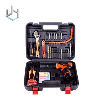 China Multifunctional 88PCS Electric Repair Kit Too Connect Rod Wrench Drill Set Cordless Drill Machine Tool Set Box for sale