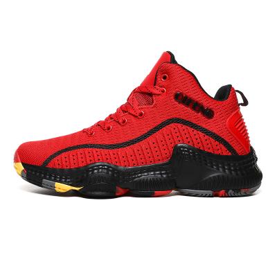 China Fashion\2021 Comfortable\Breathable Made In China Customizable Sports Common Goods Comfortable Men Basketball Shoes for sale