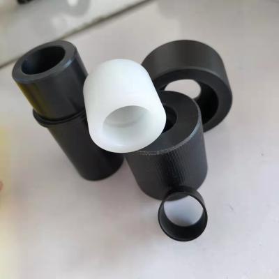 China Industrial Custom Bushings PA6 Shaft Nylon Plastic Sleeve Bushing Bushings Industrial Shoulder Bushing Flange Supporting Bush for sale