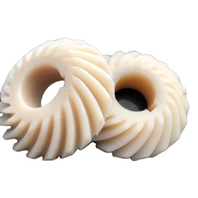 China Industrial Plastic Manufacturers Custom Plastic Gear Injection Molding Wear Resistant Plastic Bevel Gears for sale