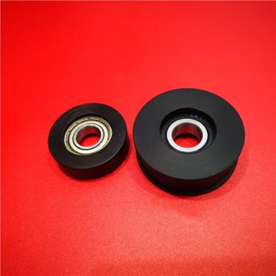 China Modern Custom Flat Type Nylon Capped Roller Bearing Sliding Shower Door Roller Bearing Wheel Hole 8mm for sale