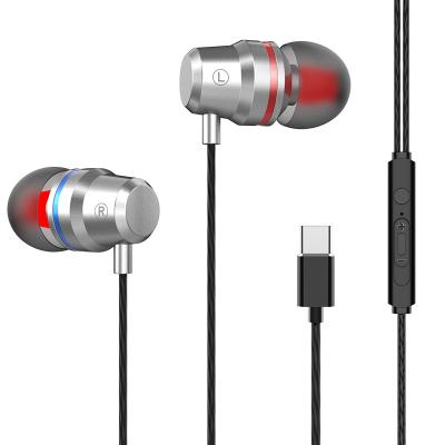 China Fashionable Lightweight In-ear Bass Active Noise Canceling Wired Earphone For Huawei for sale