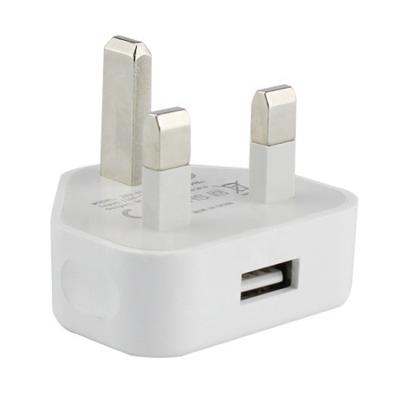 China 1-USB Port USB Wall Charger 5V 1A USB Travel Mobile Phone Charger UK Wall Plug For Samsung Xiaomi Huawei iPhone for sale