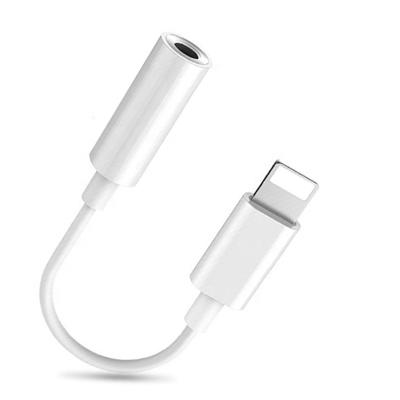 China For iPhone to lightning aux. 3.5mm Adapter To 3.5mm Adapters Earphone Jack Cable Earphone Adapter For iPhone for sale