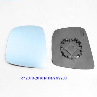 China 1 Pair Wide Angle Anti-Glare Side Mirror View Blue Glass Lens For Nissan NV200 2010-2018 Wide Angle View Door Mirror Anti-Glare Car Mirrors for sale