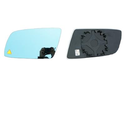 China 1 Pair Blind Spot Light Anti-Glare Side Mirror Blue Glass Lens With Blind Spot Light For BMW 5 Series E60 E61 2003-2008 Anti Glare for sale