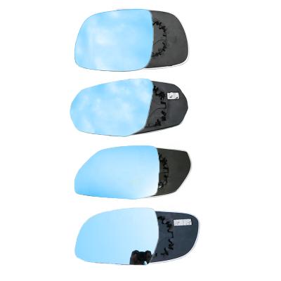 China Audi Q5 Q7 Q5L Q3 Q2L 2010-2020 1 Pair Side Mirror Blue Glass Lens For Audi Q5 Q7 Q5L Q3 Q2L 2010-2020 Wide Angle View Anti-glare Door Mirror for sale