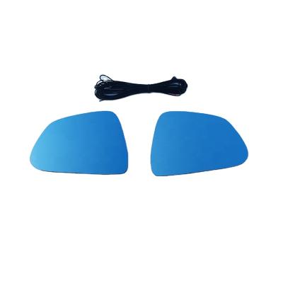 China 1 Pair Side Mirror Blue Glass Lens Car Rearview Mirror For Tesla Model 3 Model3 2019-2021 Wide Angle View Anti-glare Door Mirror for sale