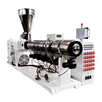 China Delta HYPS125/28 Parallel Twin Screw Extruder For PVC Conduit Drainage Sewage Pipe for sale