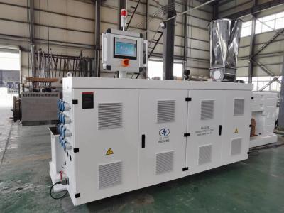 China Made in China hotsale UPVC CPVC OPVC PVC parallel twin screw extruder HYPS92/28 with high output capacity and less power for sale