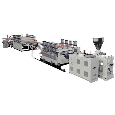 China PVC Foam Board Extrusion Machine Max Width 1220 / Wpc Board Making Machine 400kg/H for sale