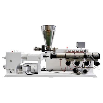 China Dual Screw Extruder Machine / PVC Parallel Screw Extruder Machine HYPS90/28 for sale