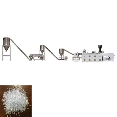 China Transparent Pvc Pellet Making Machine / Plastic Pelletizing Line for sale