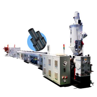 China 20mm - 110mm HDPE Pipe Making Machine , High Speed PE Pipe Extrusion Line for sale