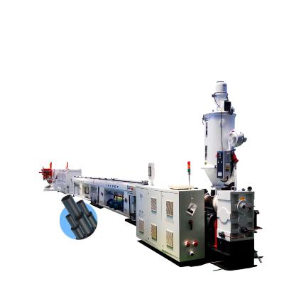 China HDPE Pipe Extrusion Machine / PE Pipe Production Line Speed Reach 12m/Min Dia110mm for sale