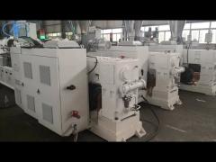 PVC Granules Extruder Hot Cutting Double Screw Extruder