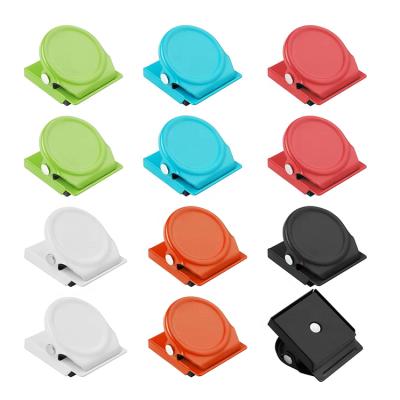 China Shape Color Resistant Circular Clip Magnet Clips For School Office Whiteboard Home Use for sale