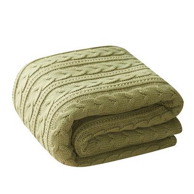 China Custom Printed Anti-Pull Baby Wrap Wrap Set Blanket Throw Blanket Custom With Sherpa For Winter Green for sale