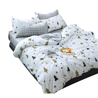 China 100% Disposable Percale Cotton Printed Bed Linen For King Size Comforter Bedding Sets for sale