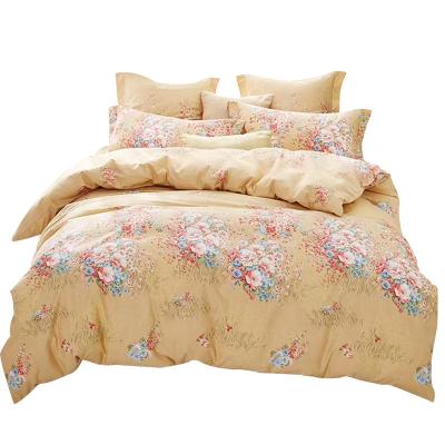 China Nondisposable High Quality Cotton Printed Pima Cotton Sheets Quilting Single Fashion Bedding Cover Four Sets for sale