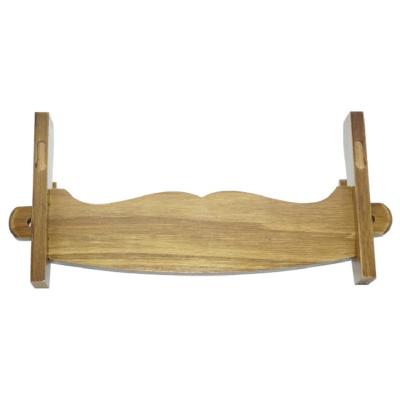 China Wall Mounted Single Layer Wooden Detachable Set Storage Rack Storage Rack Wooden Rack for sale