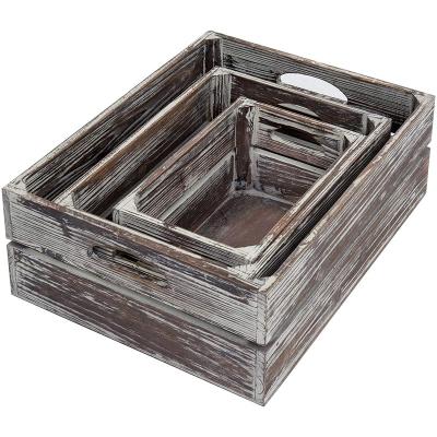 China Handmade wooden storage baskets, storage baskets, wooden storage crates can be customized for sale