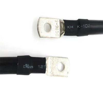 China For 2.5/4/6/10/16/25 Seat Ground Cable Battery Port 1 Negative Pole Adapter Smart Home Custom Black Cable for sale