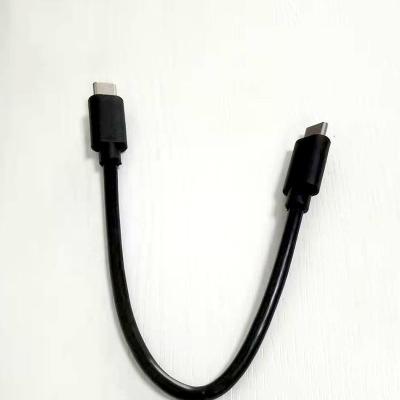 China Mobile Phone USB 2.0 Type C to Type C Data Line Data Cable Fits Laptop Cable - 1M Black for sale