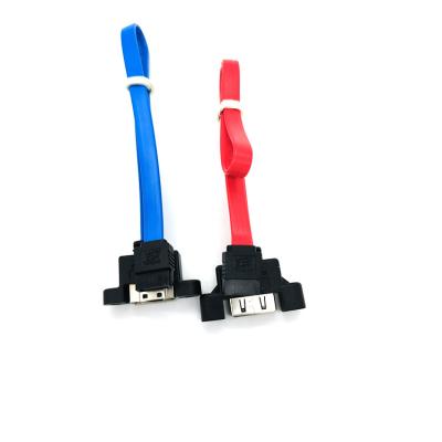 China Computer/Camera/MP3/MP4/Video/Hard Disk Player/Game Data Transfer Customized Panel Mount SATA Cable Bulkhead SATA Extension Cable 26AWG 1 Port SATA to USB for sale