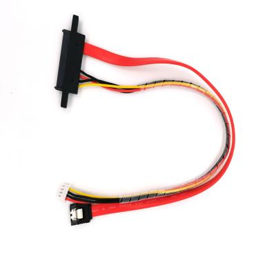 China Wholesale Computer/Camera/MP3/MP4/Video Player/Data Transfer/Game Maker Hard Drive Sata Cable 7PIN+15PIN to Sata Power Distributor Cable for sale