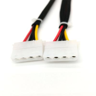 China Computer/Camera/MP3/MP4/Video Game Player/Data Transfer/Hard Disk 4 Pin IDE Power Distributor Cable Male To Left 2 Power Distributor Y-Adapter Female Cable Molex ide used for pc case cd rom ha drive for sale