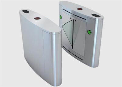 China Pedestrian Barcode Scanner Flap Turnstile Waist High Turnstile For Disable People for sale