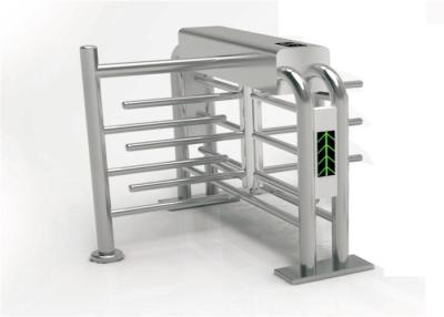 China Entrance Security Half Height Turnstile Door With Fingerprint Reader for sale