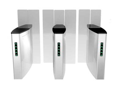 China Outdoor Full Height Sliding Access Control Turnstiles Reset / Anti Pinch Gate for sale