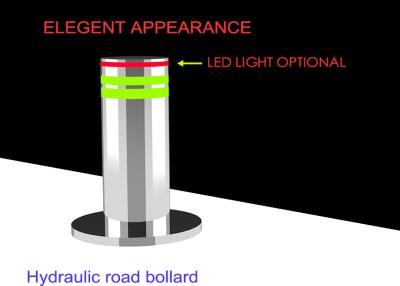 China Crash Rated Standard Car Park Bollards Retractable Anti Ram Vehicle Barriers for sale