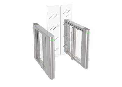 China AC100V Lane Turnstile Gate 0.2s  Full Height Swinging Panel Brushless Servo for sale