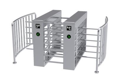 China Anti Reverse Half High Turnstile LED Indicator IP55 Waist High Turnstile for sale