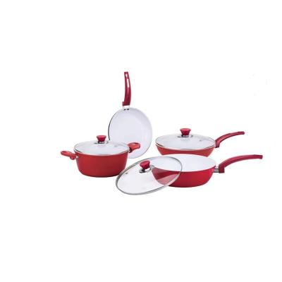 China Sustainable Quality Forged Non-Stick Aluminum Cookware Set for sale