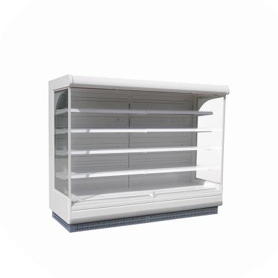 China Commercial Upright Wall Freezer Single-Temperature Cooler Showcase Refrigeration Equipment Vertical Air Curtain Cabinet for sale