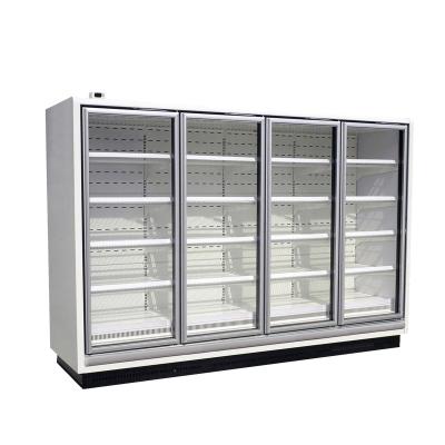 China Double-temperature supermarket display freezer upright freezer showcase E7 ATLANTA for sale