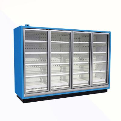 China Transparent Refrigerator 3 Doors Refrigerator Commercial Single-temperature Door Fridge For Beverages E7 ATLANTA for sale