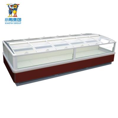 China Supermarket Island Showcase Single-temperature Duckling Deep Chest Freezer E7 HAWAII for sale